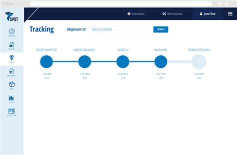 Track your parcels .